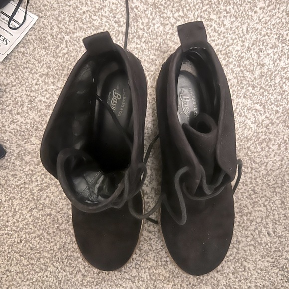 G.H. Bass & Co. Shoes - Wedge lace up boot...worn inside but still in good shape